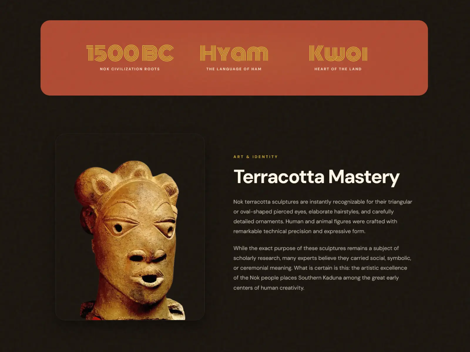 Nok Terracotta exhibition view