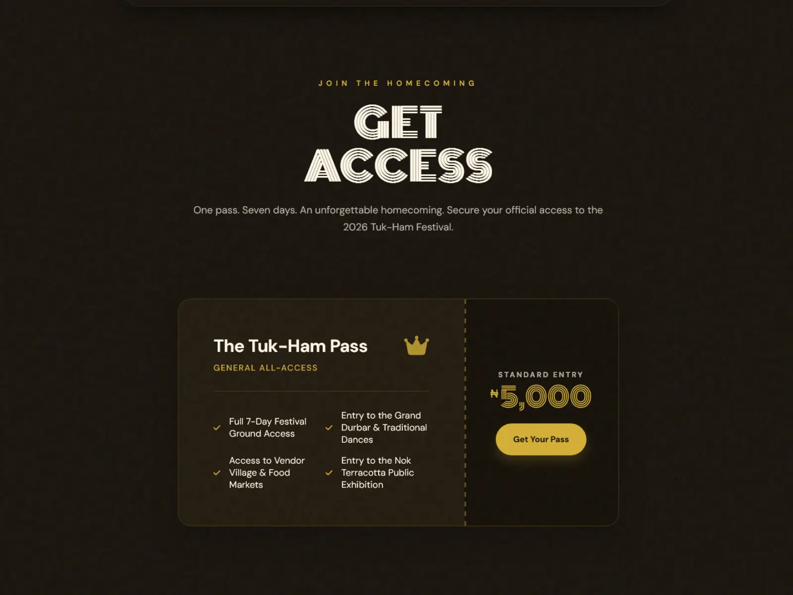 Image of Festival Tickets