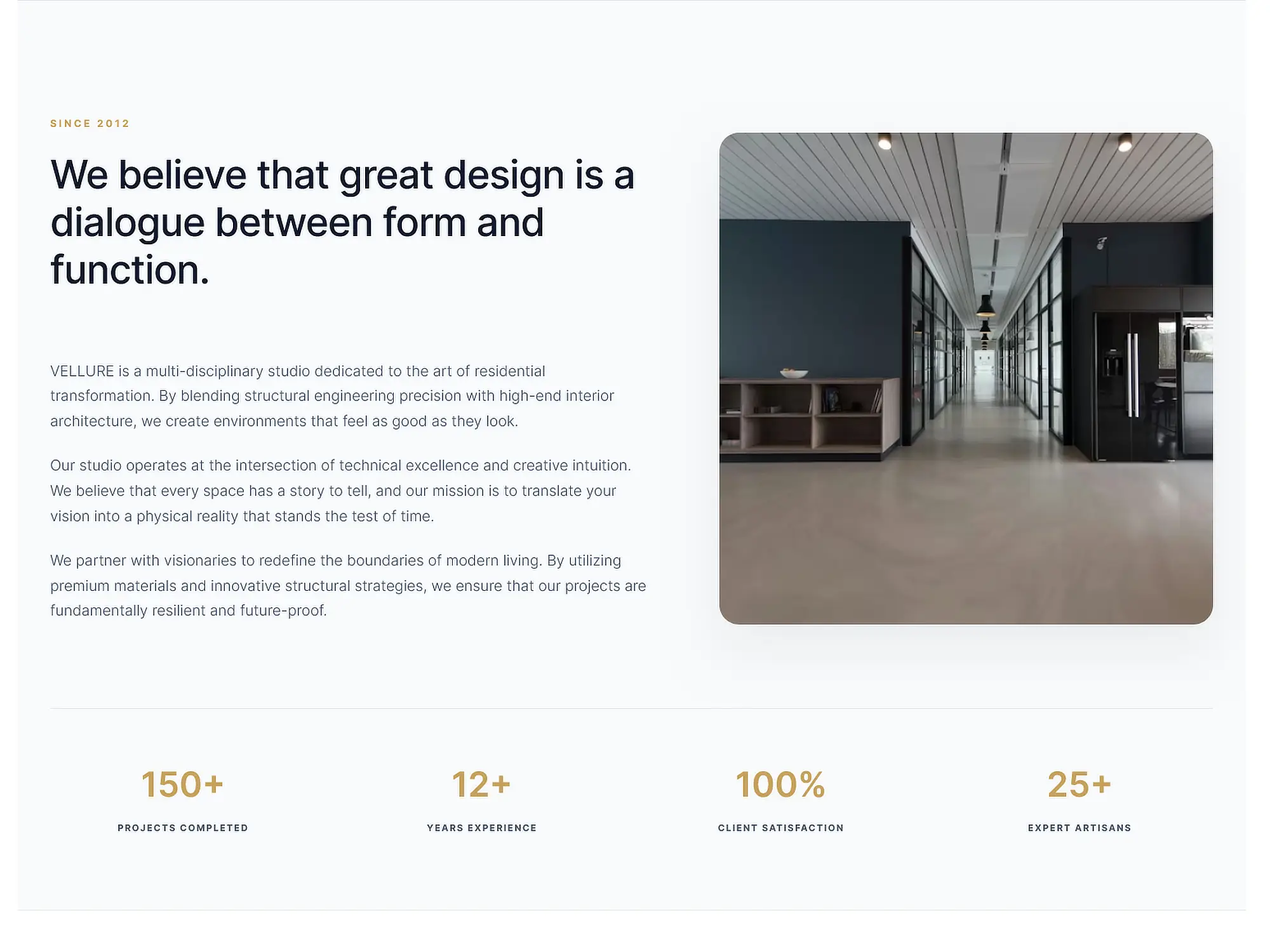 VELLURE portfolio grid