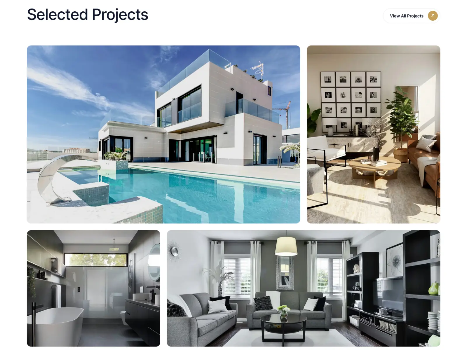 VELLURE studio projects section